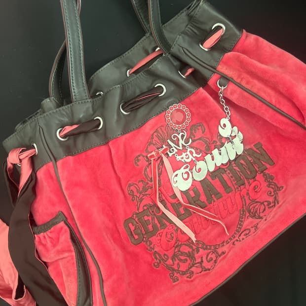 쥬시꾸띄르 빈티지 토트백