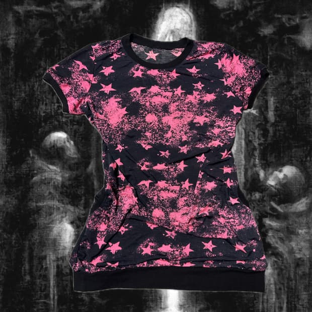 Punk star long t-shirt 