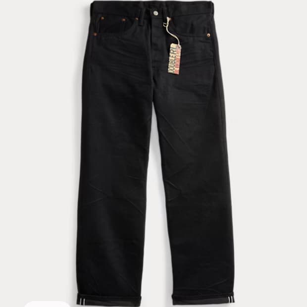 RRL 더블알엘 빈티지파이브포켓 블랙온블랙