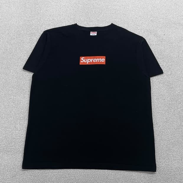 슈프림 Supreme 샌프란시스코 박스로고 반팔티 블랙