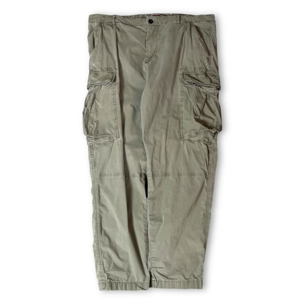 (36) 타미힐피거 연카키베이지 카고 코튼 팬츠