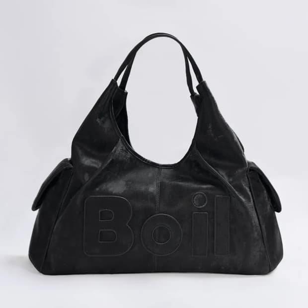 보일테일 메간 백 실키블랙