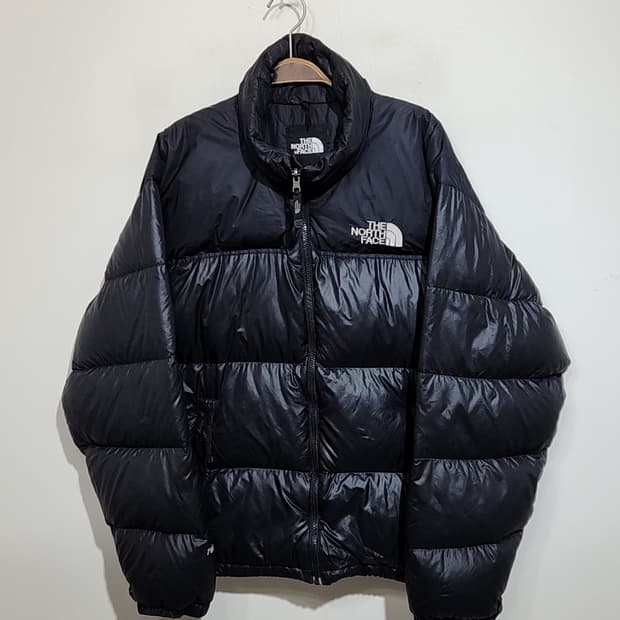 (105) 노스페이스 눕시패딩 점퍼 블랙 700 다운자켓 