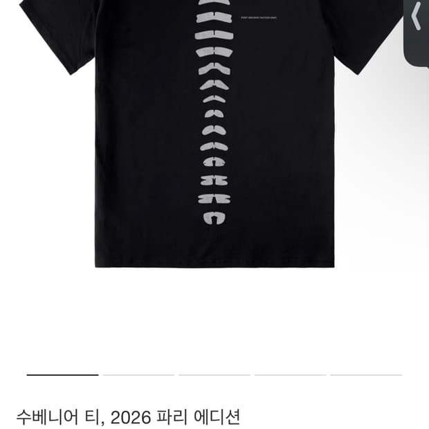 파프 수베니어 2026 파리 에디션 s,m 구매