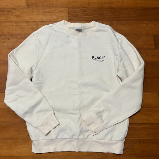 place 맨투맨 m 사이즈