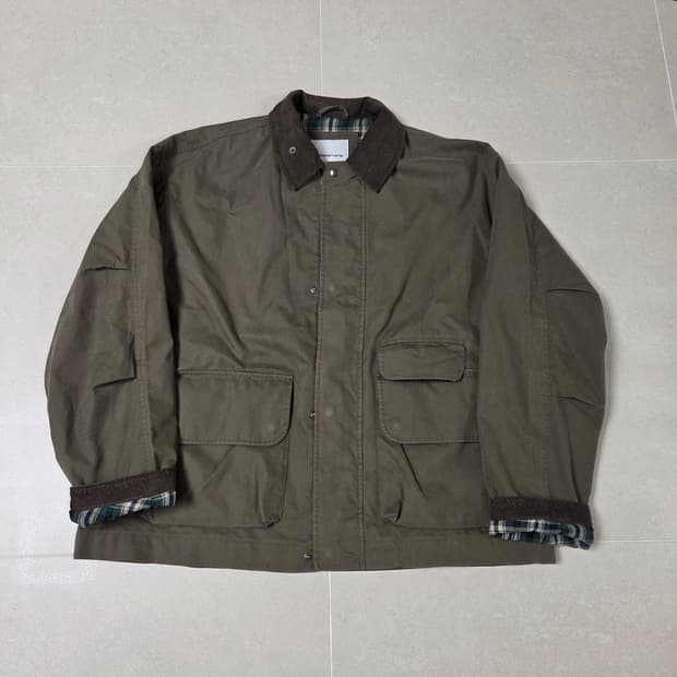 에스피오나지 코듀로이카라 헌팅자켓 XL