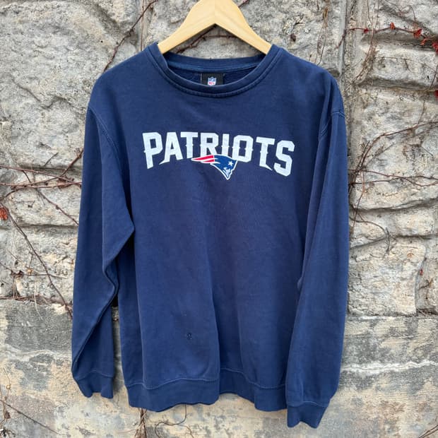 NFL 빈티지 프린팅 스웻 셔츠 맨투맨 네이비