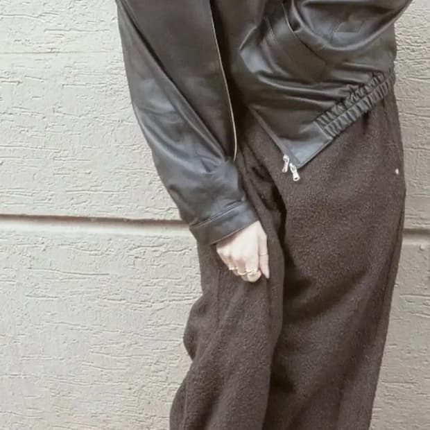 머듈 플레인 스웻팬츠 브라운 4