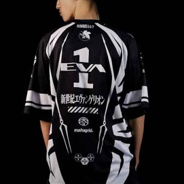 새상품) 마하그리드 에반게리온 져지 블랙 L