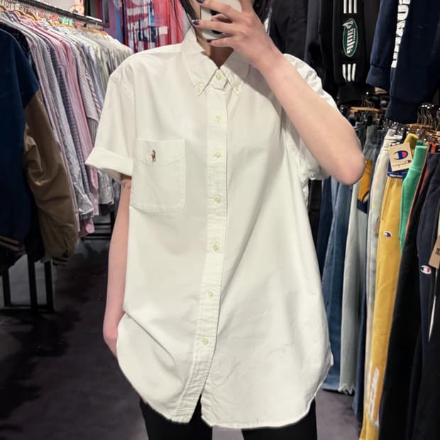 [IM] PoloRalphLauren 폴로 랄프로렌 반팔 셔츠 화이트