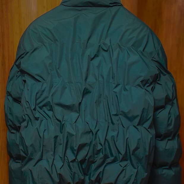 포스트아카이브팩션 패딩 4.0 right 쉐도우그린