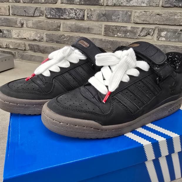 아디다스 포럼로우275 블랙