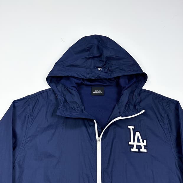 MLB LA다저스 블루 풀오버 바람막이 자켓 (L)