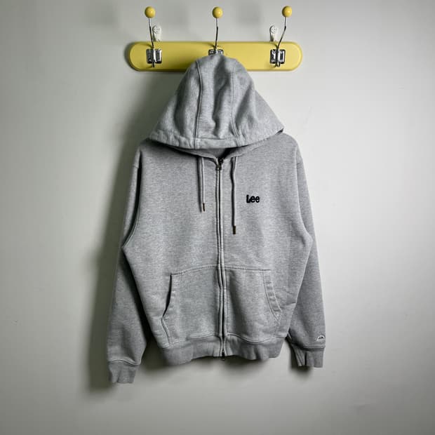 Lee 리 그레이 후드집업 S