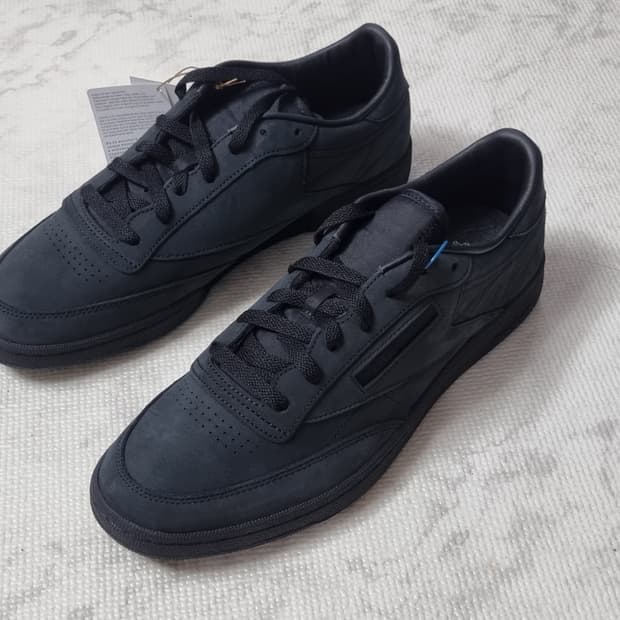 리복 자운드 클럽 c 트리플 블랙 290