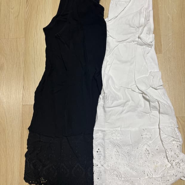 레이어드 이너 원피스 나시 세트