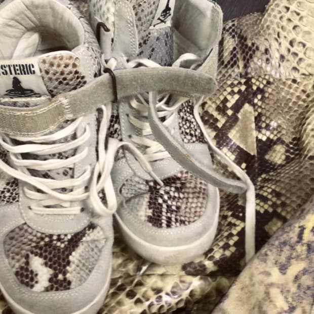 히스테릭글래머 하이탑 웨지힐