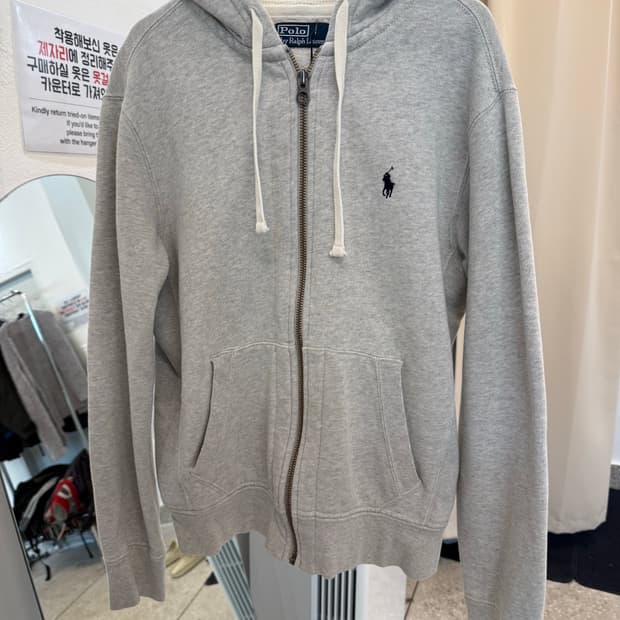 Polo Ralph Lauren gray hoodie zip-up 