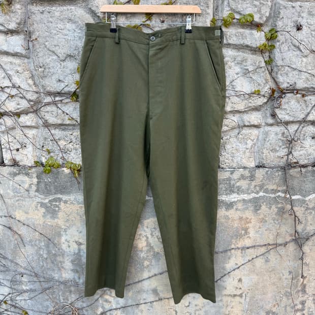 70s 미군 오리지널 m-51 울 필드 팬츠 트라우저 L-R