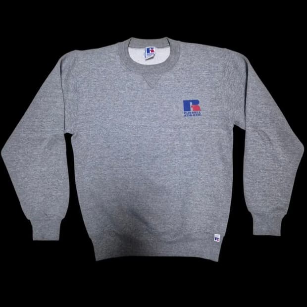 [ S ] 80s made in usa 러셀 스웻셔츠 트라이 블렌드