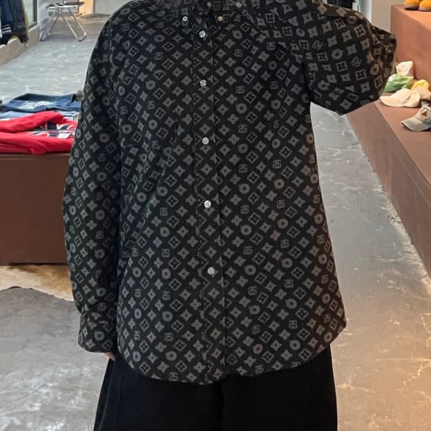 스투시 루이비통 90s 모노그램 오마주 셔츠 H2208