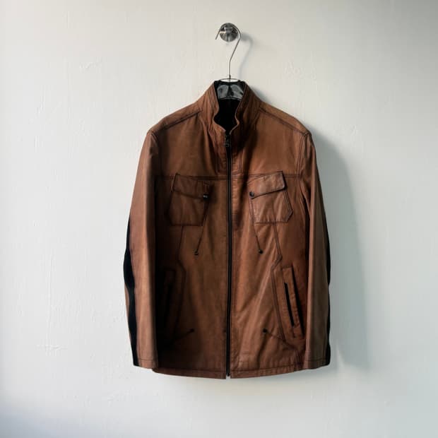 레더 바이커 자켓 