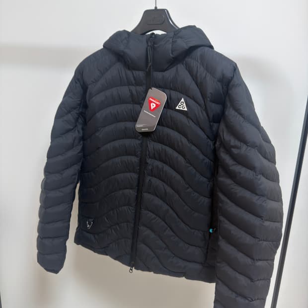 [1회착, XL] 나이키 ACG 라바플로우 패딩 블랙