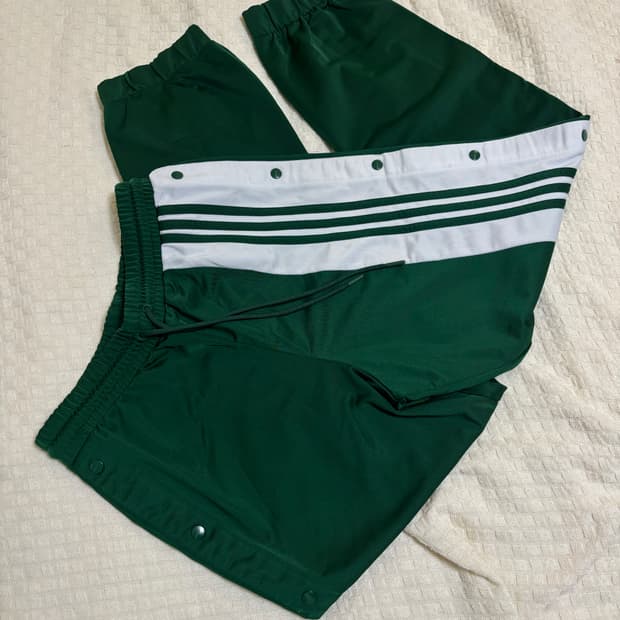 아디다스 아디브레이크 스냅팬츠 (딥그린)