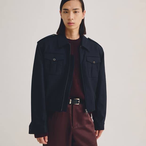 엘무드 로마노 울 자켓 48 새상품급