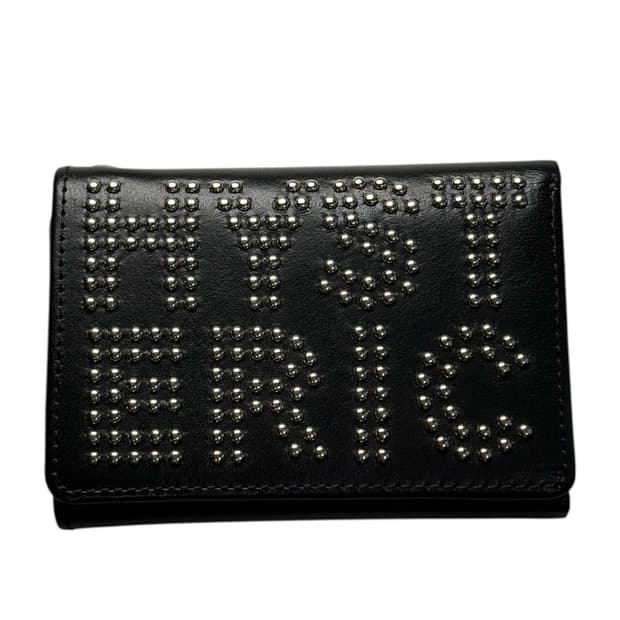 히스테릭 글래머 스터드 폭탄 로고 반지갑