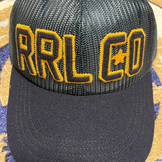 더블알엘 (RRL) 펠트 빌 메시 트러커 캡