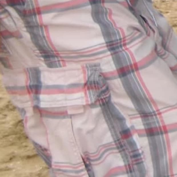 hilfiger denim 체크 버뮤다 팬츠 핑크 pink