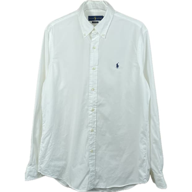 [M] 폴로 랄프로렌 화이트 린넨 셔츠