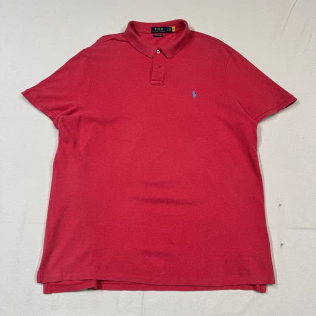 XXL) 폴로 랄프로렌 클래식 반팔 카라티 PK 신형 큐알탭