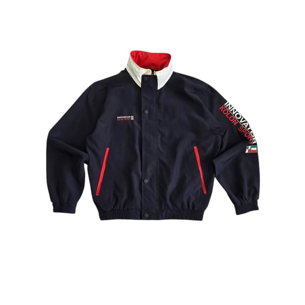 Kolon Sport 코오롱 올드 스쿨 빈티지 바람막이 자켓 
