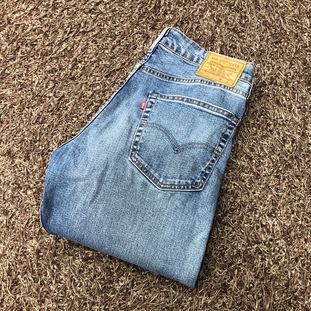 리바이스 502 빅E 워싱 데님 팬츠