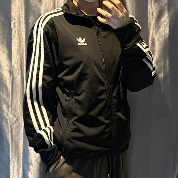 XS 아디다스 파이어버드 블랙 트랙탑