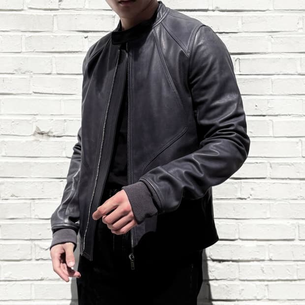 19SS 릭오웬스 인타르시아 레더 자켓 52 사이즈