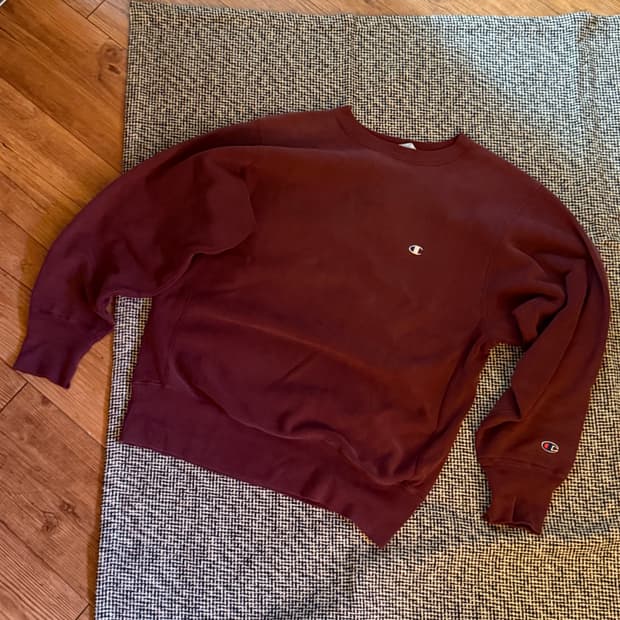 90s USA 챔피온 리버스위브 스웻 L