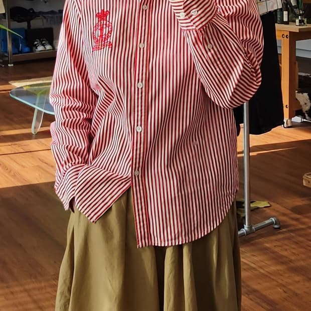 로렌 랄프로렌 스트라이프 셔츠