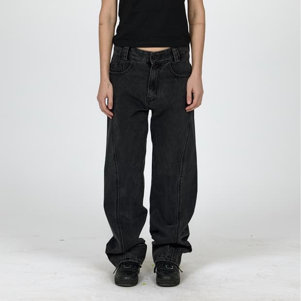 MPa DRIFT DENIM PANTS (BLACK) S