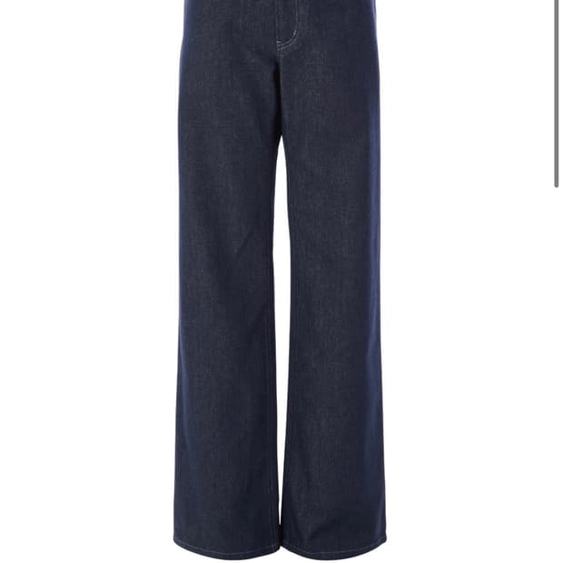 Teak WAIST CUT-OUT DENIM PANTS