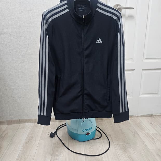 (90~95)M☆초대장급☆아디다스에센셜3st2중지퍼[검실그레이]트랙탑져지