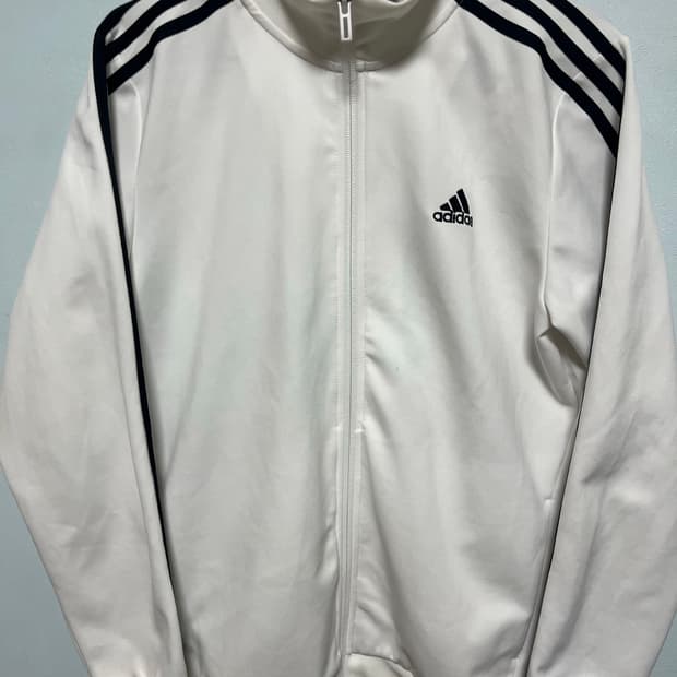 아디다스 삼선 트랙탑 화이트