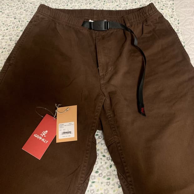 [L] 그라미치 25FW 스트레이트 팬츠 토바코