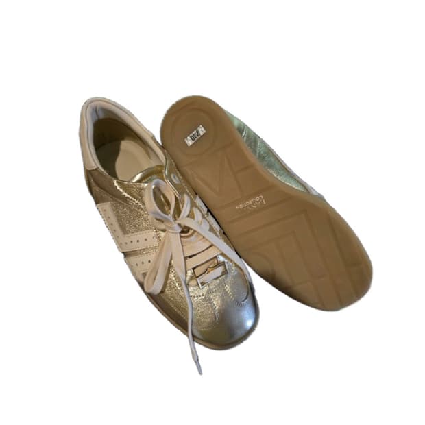 Lanvin 랑방 골드 스니커즈 230