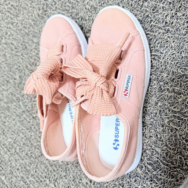 수페르가 왕리본 운동화 모리 스니커즈