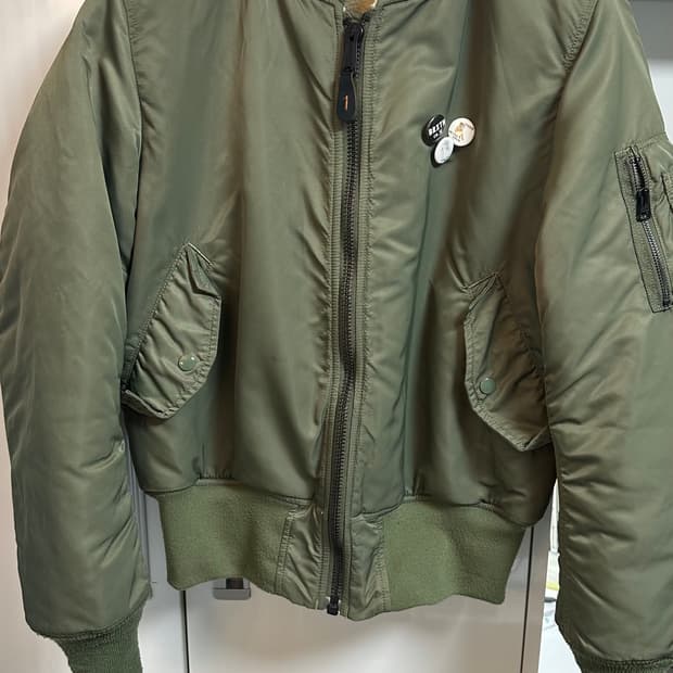 빔즈 x 알파인더스트리 ma1 M사이즈