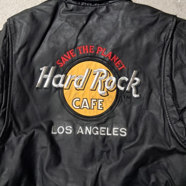 하드락카페a2가죽자켓