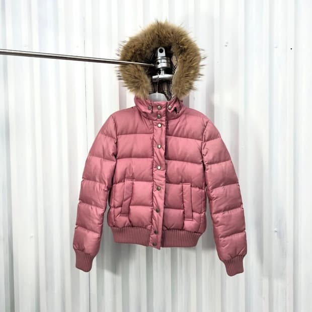 Blue label pink down 38